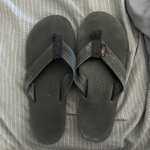 Rainbow Sandals Black - Picture 1 of 5